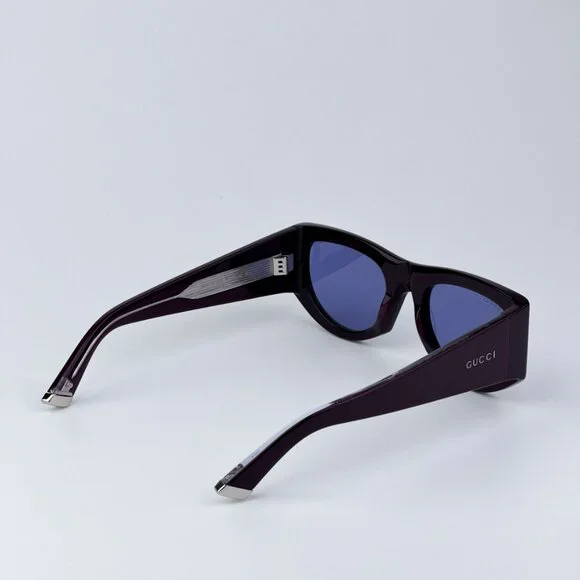 Gucci Women BRAND NEW Sunglasses Violet Rectangular GG1917S 010